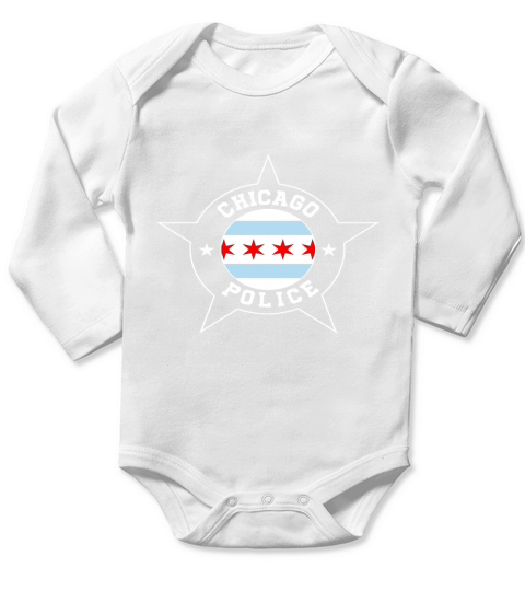 Chicago Police T Shirt - CPD Long Sleeve Baby One-Piece