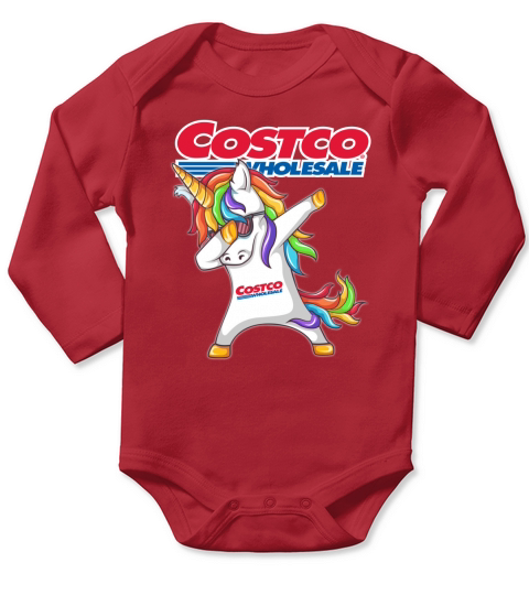 Costco Wholesale Unicorn Dabbing Long Sleeve Baby One-Piece