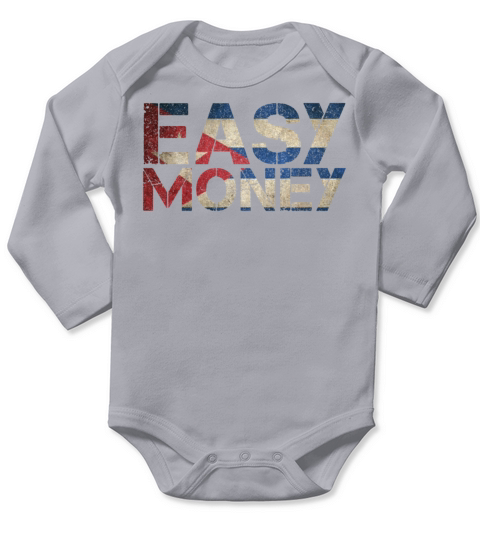 Easy Money Shirt Gamebred MMA Fighter 3 Piece Soda Long Sleeve Baby One-Piece