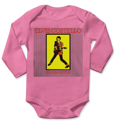 Elvis Costello - My Aim is True Long Sleeve Baby One-Piece