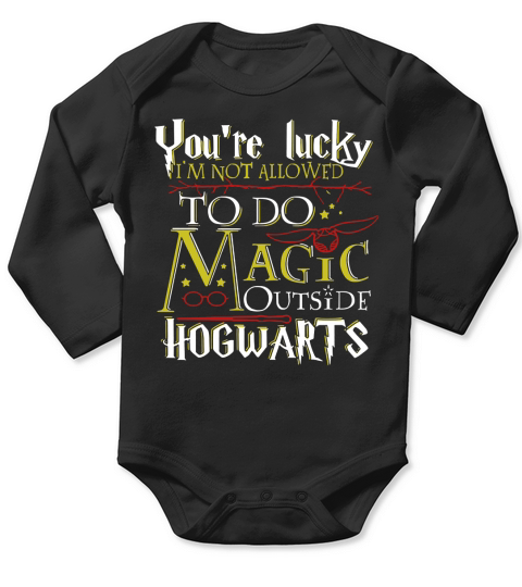 Harry Wizard Potter Long Sleeve Baby One-Piece