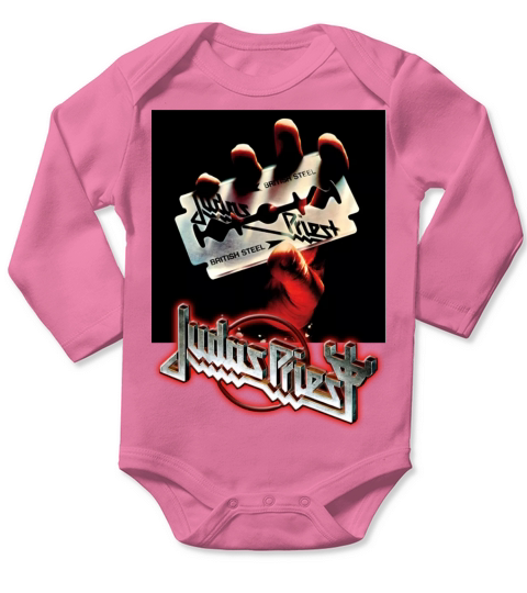 Judas Priest Long Sleeve Baby One-Piece