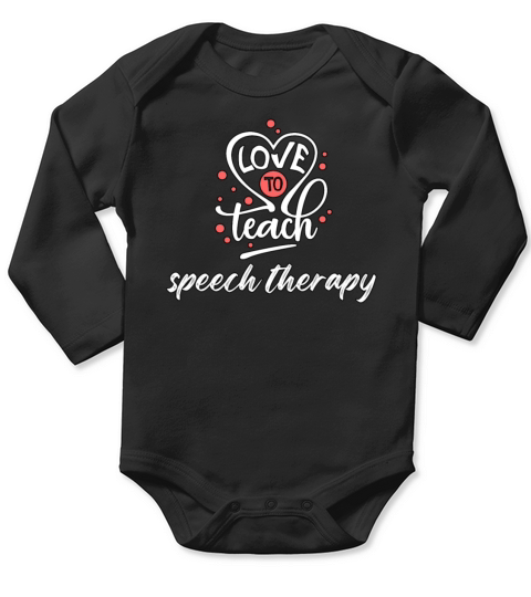 Love To Teach - Speech Therapy Long Sleeve Baby One-Piece