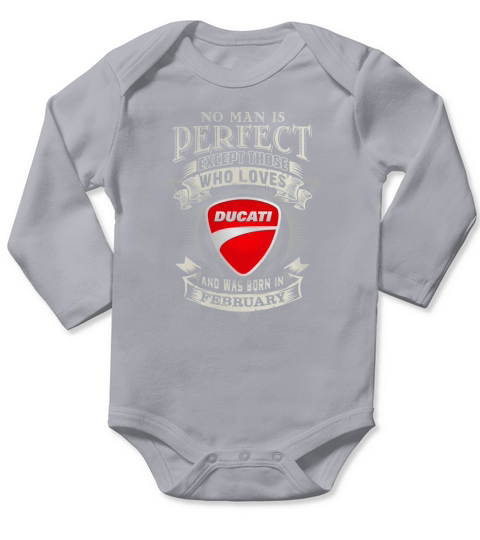 Man  Ducati   February Long Sleeve Baby One-Piece