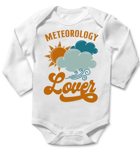 Meteorologist Weather Forecast Long Sleeve Baby One-Piece