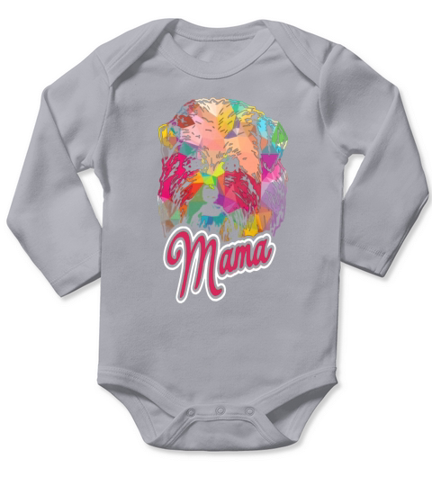 Norfolk Terrier mama Long Sleeve Baby One-Piece