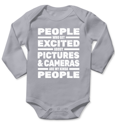 Photographer Camera Photography Long Sleeve Baby One-Piece