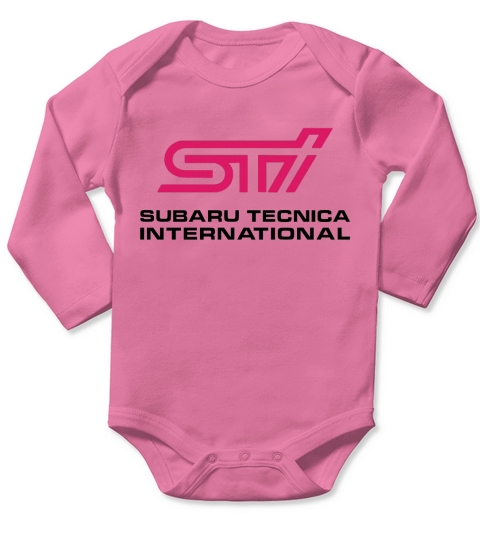 Sti Logo Long Sleeve Baby One-Piece