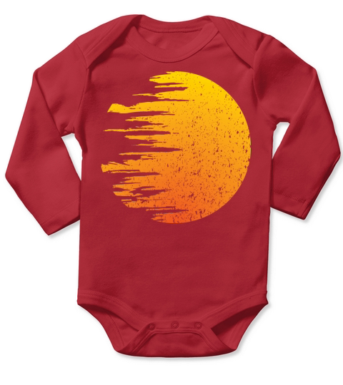 sun vintage Long Sleeve Baby One-Piece