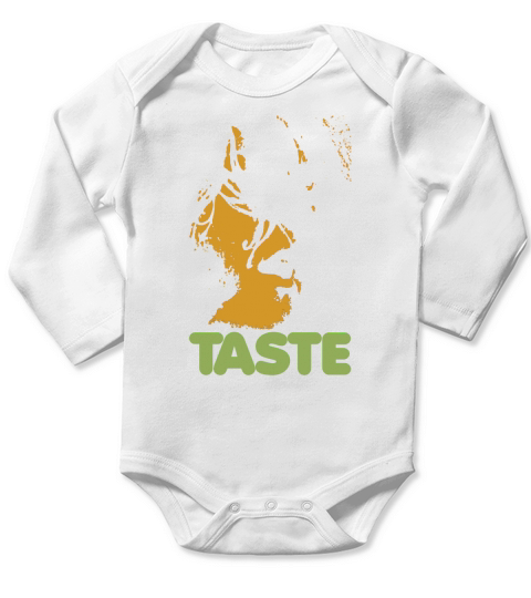 Taste  Band  Tshirt Long Sleeve Baby One-Piece