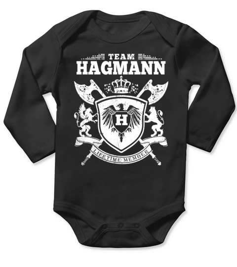 Team Hagmann T-Lifetime Member: Tshirts For Team Hagmann, Hagmann Family, Hagmann Company Long Sleeve Baby One-Piece