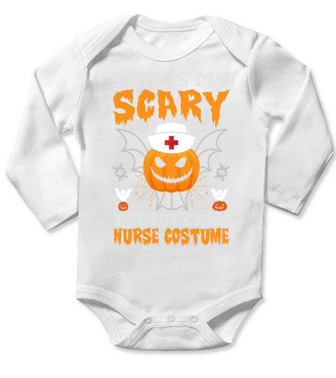 This Is My Scary Registered Halloween Costume Long Sleeve Baby One-Piece