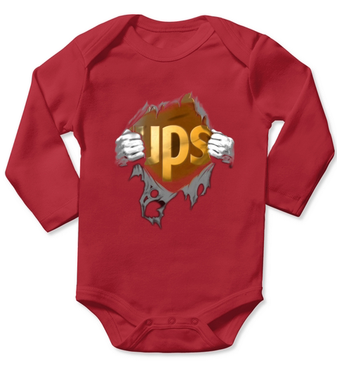 ups Long Sleeve Baby One-Piece