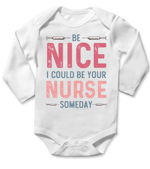Your Nurse Someday Joker Employee Gift Long Sleeve Baby One-Piece