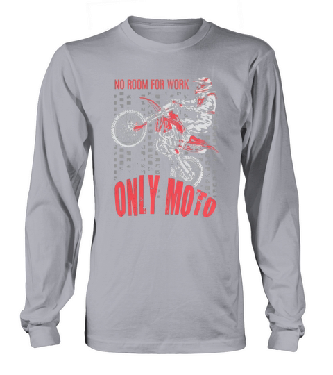 Dirt Bike Only Moto Honda T-Shirt Long sleeved Unisex