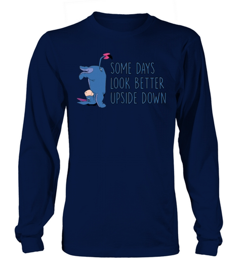 Eeyore Some days look better upside down - Coffee Mug (colored) Long sleeved Unisex