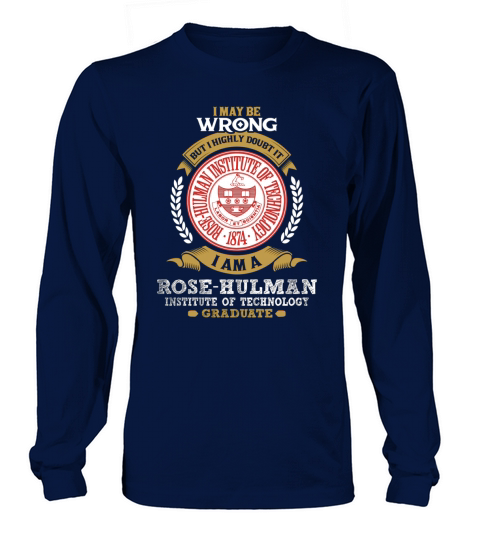 Rose Hulman Institute of Technology Long sleeved Unisex