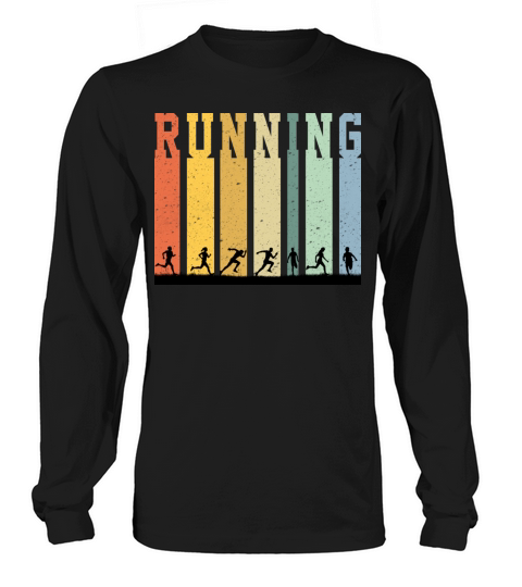 Running Lover Vintage Grunge Long sleeved Unisex