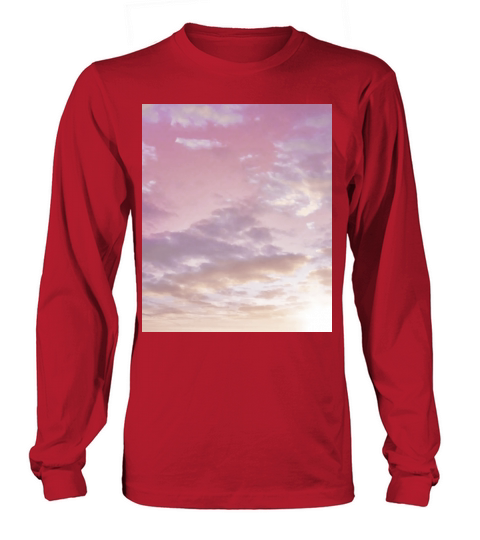 Vintage Pink Cloud Aesthetic Dreamcore Angelcore Long sleeved Unisex