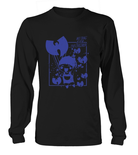 wutang is for the children blue Long sleeved Unisex