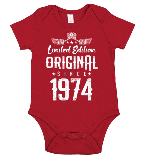 1974 limited edition Short Sleeve Baby One-Piece