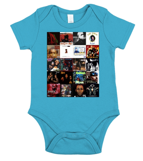 90s Hip Hop History Short Sleeve Baby One-Piece