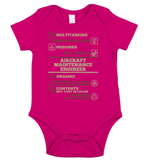 AIRCRAFT MAINTENANCE ENGINEER Short Sleeve Baby One-Piece