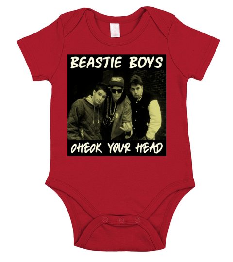 BEASTIE BOYS CHECK YOUR HEAD Short Sleeve Baby One-Piece