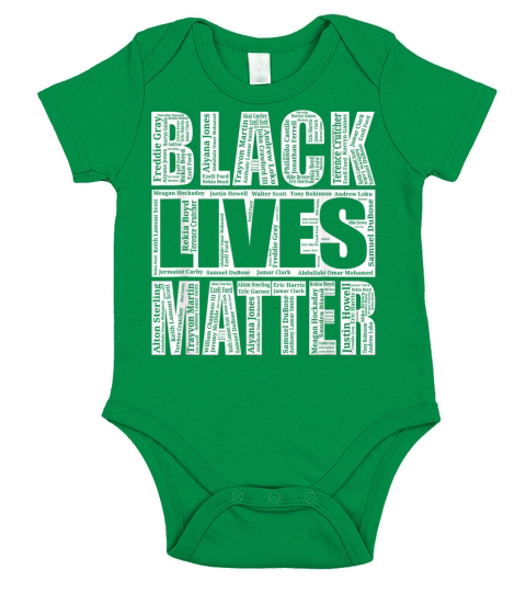 Black Lives matter Short Sleeve Baby One-Piece