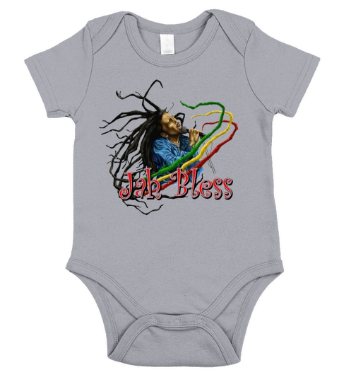 Bob Marley Short Sleeve Baby One-Piece