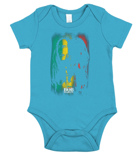 Bob Marley Short Sleeve Baby One-Piece