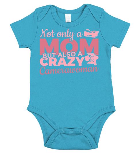 Camera Operator Mom Short Sleeve Baby One-Piece