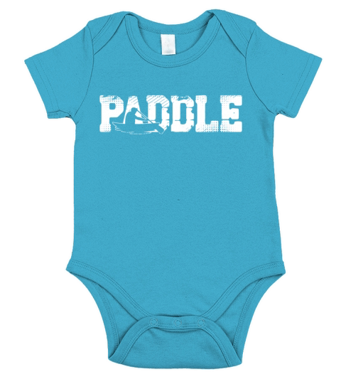Canoe Canoeing Vintage Paddle Short Sleeve Baby One-Piece