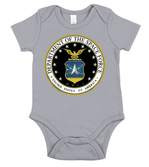 Department of the space force United States of America Short Sleeve Baby One-Piece
