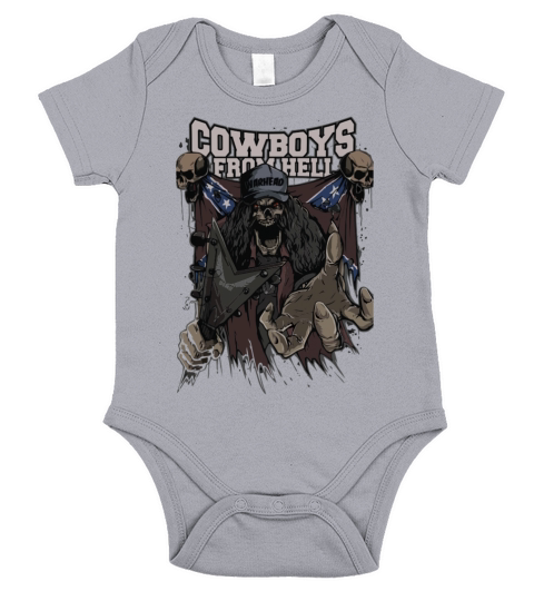 Dimebag Darrell Cowboys From Hell - Baby Onesie Short Sleeve Baby One-Piece