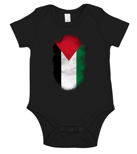 Drapeau palestinien Short Sleeve Baby One-Piece