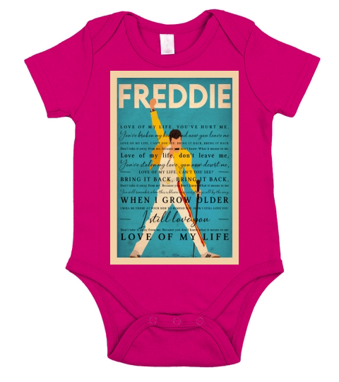 Freddie Mercury - Baby Onesie Short Sleeve Baby One-Piece