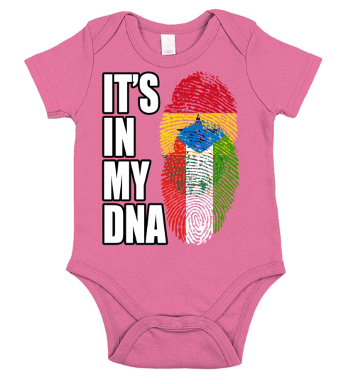 Ghanaian And Equatorial Ghanaian Mix Heritage DNA Short Sleeve Baby One-Piece