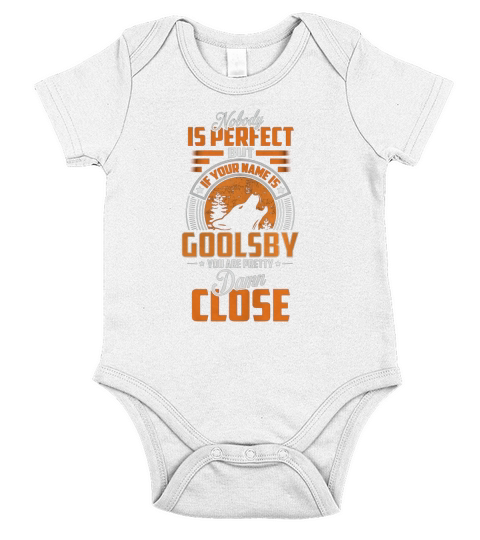 GOOLSBY Name shirt, GOOLSBY Funny Name, GOOLSBY Family Name Gifts T Shirt Short Sleeve Baby One-Piece