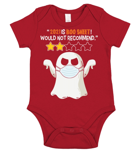 Halloween Ghost - 2021 is BOO Short Sleeve Baby One-Piece