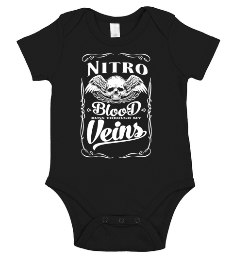 Happy To Be Nitro Tshirt Short Sleeve Baby One-Piece