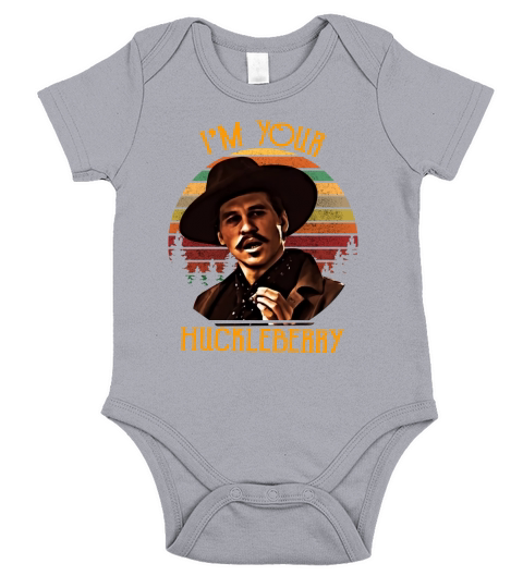 IM YOUR HUCKLEBERRY Vintage Sun Retro Short Sleeve Baby One-Piece