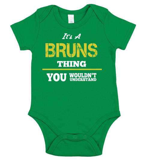 Its a Bruns Thing You Wouldnt Understand Short Sleeve Baby One-Piece