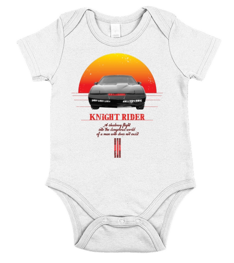 Kitt Knight Rider Short Sleeve Baby One-Piece