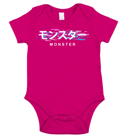 Monster Short Sleeve Baby One-Piece