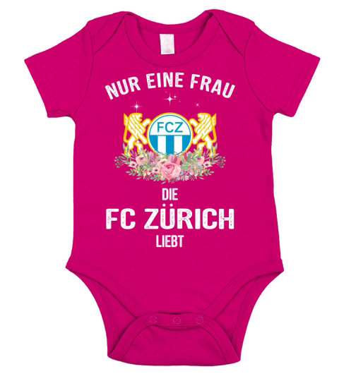 Nuein frau die FC ZÜRICH liebt - Coffee Mug (colored) Short Sleeve Baby One-Piece