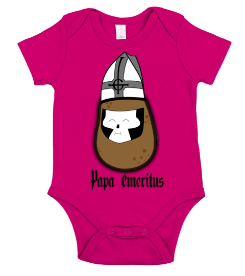 Papa emeritus Short Sleeve Baby One-Piece