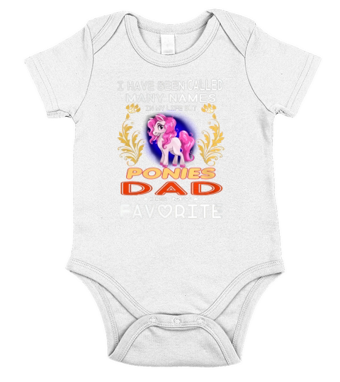 PONIES Dad Is My Favorite Short Sleeve Baby One-Piece