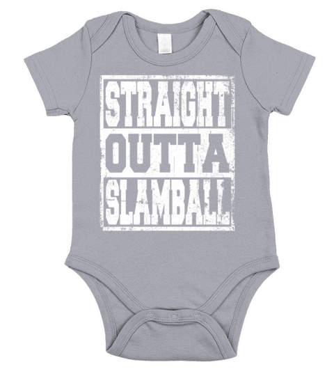 Slamball Saying funny Short Sleeve Baby One-Piece