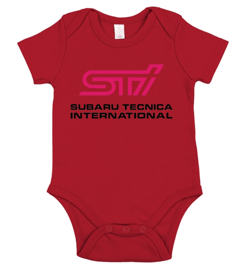 Sti Logo Short Sleeve Baby One-Piece